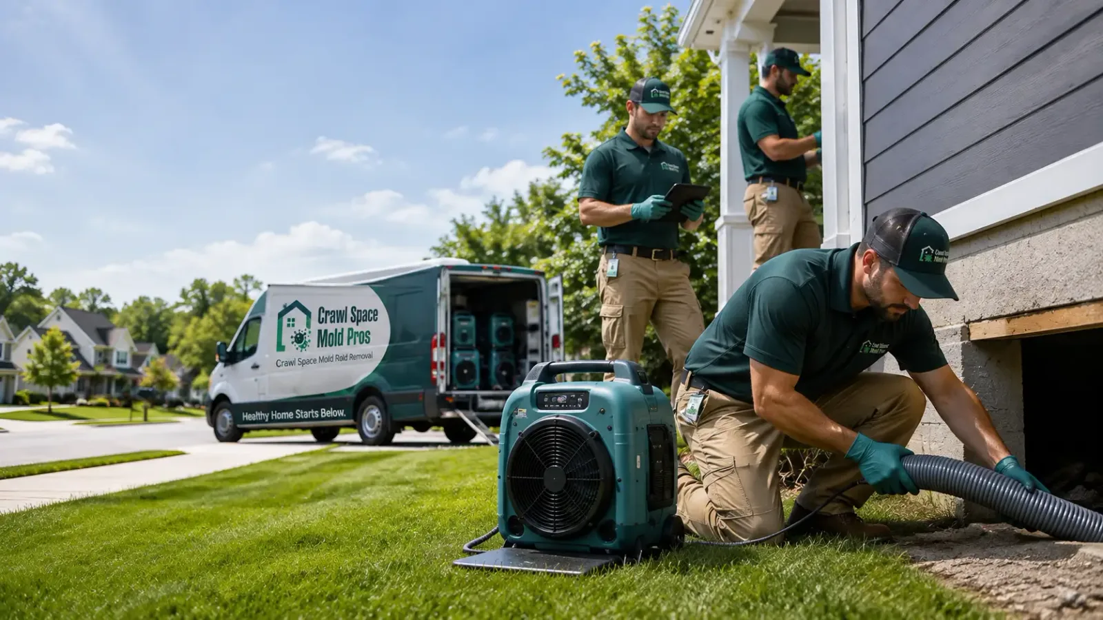 Crawl Space Mold Removal in Depoe Bay, OR